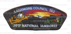 Patch Scan of Sagamore Council Jamboree - Rock Climbing JSP