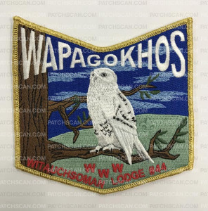 Patch Scan of Witauchsoman Lodge Wapagokhos Chapter Pocket Patch