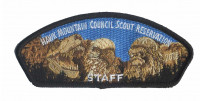 Dino, Hawk & Bigfoot Staff CSP Hawk Mountain Council #528