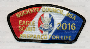 Patch Scan of Eagle Scout 2016 Prepared For Life Oval CSP