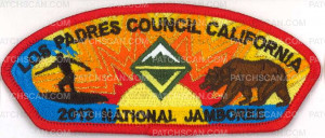 Patch Scan of X168836A LOS PADRES NATIONAL JAMBOREE 2013 (jsp)