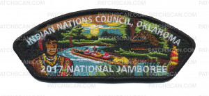 Patch Scan of Indian Nations Council- 2017 National Jamboree- LR6540-6a
