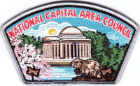 NCAC Beaver Wood Badge CSP Silver Border National Capital Area Council #82
