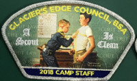 GLACIERS EDGE CAMP STAFF 2018 Glacier's Edge Council #620
