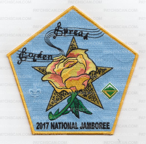 Patch Scan of National Jamboree 2017 Center Patch Set 