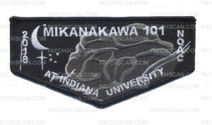 Patch Scan of MIKANAKAWA 101 NOAC 2018 Flap (Ties of the Brotherhood) 