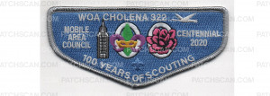 Patch Scan of 100th Anniversary Flap (PO 89381)