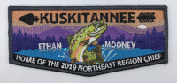 Kuskitanne Lodge Ethan Mooney Flap Charcoal Border Moraine Trails Council #500