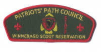 Winnebago Scout Reservation CSP (Staff) Patriots' Path Council #358