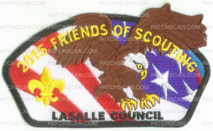 Patch Scan of 2015 Friends of Scouting (LaSalle)