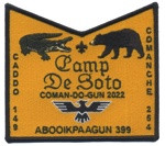 Camp De Soto 2022 Tri-Lodge Retro Pocket Piece De Soto Area Council #13