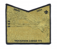  Takachsin Lodge 173 NOAC 2024 Ghosted  "Eagle/Cardinal" (Bottom) Sagamore Council #162