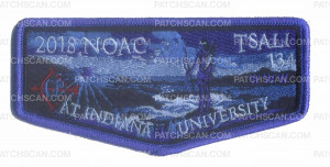 Patch Scan of Tsali Lodge 134 - DBC NOAC 2018 Flap (Shades of Blue)