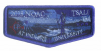 Tsali Lodge 134 - DBC NOAC 2018 Flap (Shades of Blue) Daniel Boone Council #414