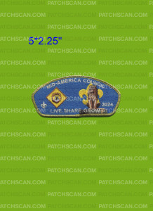 Patch Scan of Mid-America Council 2024 Live.Share.Grow. CSP