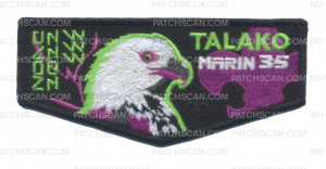 Patch Scan of Talko Marin 35 NOAC 2022 flap green/white lettering