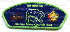 Patch Scan of Garden State CCL N5-690-15 Woodbadge CSP