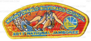 Patch Scan of Mount Diablo Silverado Council 2017 National Jamboree JSP KW1692