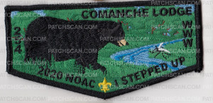 Patch Scan of Camanche Lodge #254 OA Flaps 2020 NOAC
