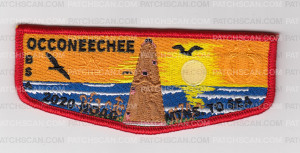Patch Scan of 2020 NOAC Fundraiser Lighthouse Flap