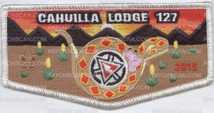 Patch Scan of Cahuilla Lodge - pocket flap