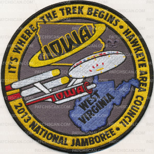 Patch Scan of 27981 - Starship 2013 Jamboree Back Patch