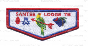 Patch Scan of Santee Lodge 116 Cornerstone Conclave 2022 Flap 