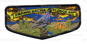 Patch Scan of Amangi Nacha Lodge 47 - Black Border