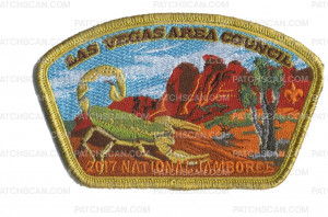 Patch Scan of 2017 National Jamboree - Las Vegas Area Council 