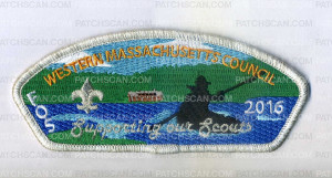 Patch Scan of FOS 2016 - Supporting our Scouts (silver metallic)
