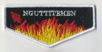 FLAME FLAP NGUTTITEHEN (BLACK AND FELT RED ARROW) Lincoln Heritage Council