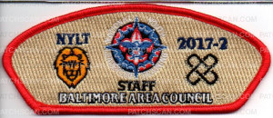 Patch Scan of Baltimore Area Council NYLT 2017-2 Staff