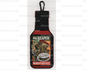 Patch Scan of 2023 National Jamboree Hot Sauce Bottle #1 (PO 101262)