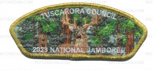 Patch Scan of 2023 NSJ Tuscarora "Deer" CSP (Gold Metallic) 
