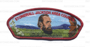 Patch Scan of Stonewall Jackson Area Council - T.J. Jackson CSP - Metallic Border