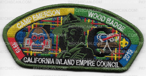 Patch Scan of Camp Emerson Wood Badge CIEC CSP 