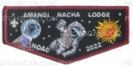 Patch Scan of Amangi Nacha Lodge- NOAC 2022 (Red Metallic Border)