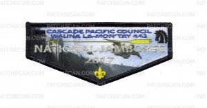 Patch Scan of Cascade Pacific Council Wauna La-Montay 442 Cover Flap