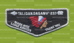 Patch Scan of 2023 "Mark Hise" Lodge Adviser Thank you Flap