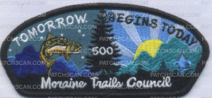 Patch Scan of 437335 Tomorrow begins today Moraine Trails Council 