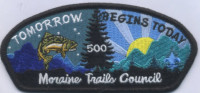 437335 Tomorrow begins today Moraine Trails Council  Moraine Trails Council #500