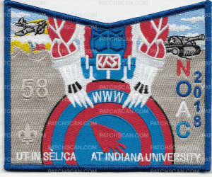 Patch Scan of Ut-In Selica at Indiana University NOAC 2018-pocket patch