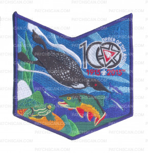 Patch Scan of K124091 - WATER & WOODS FS COUNCIL - 100 YEARS OF SERVICE AGAMING MAANGOGWAN (POCKET)
