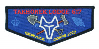 Takhonek Service Corps 2022  Buckskin Council #617