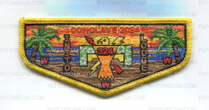 Patch Scan of Inito Lodge Conclave 2024 (Yellow) Flap