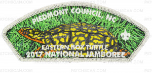 Patch Scan of Piedmont Council, NC - 2017 National Jamboree Eastern Box Turtle
