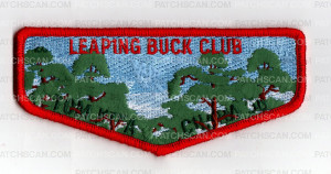 Patch Scan of Samoset Council Leaping Buck Club Tom Kita Chara