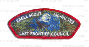 Patch Scan of Last Frontier Council Ma-Nu Eagle Scout CSP
