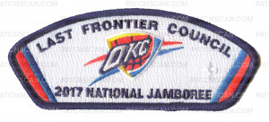 Patch Scan of Last Frontier Council 2017 National Jamboree OKC JSP KW1817