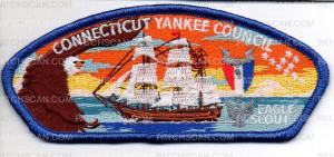 Patch Scan of Connecticut Yankee Council Eagle Scout Tall Ship 2018